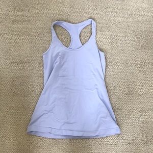 Lavender Razor Back Lululemon Tank Top Size 8